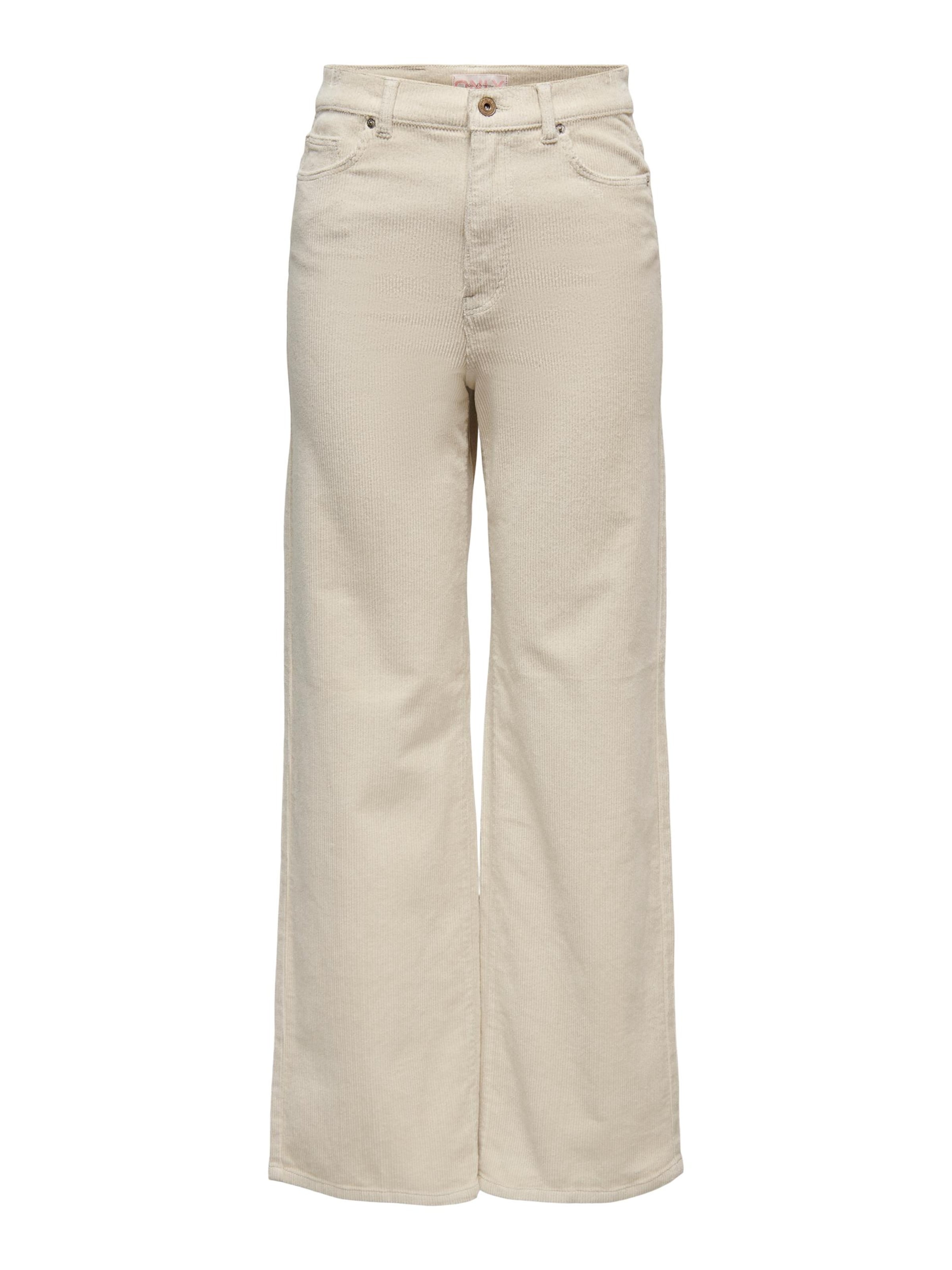 Wide Leg Pantalon 'ONLHope' ONLY en beige : devant