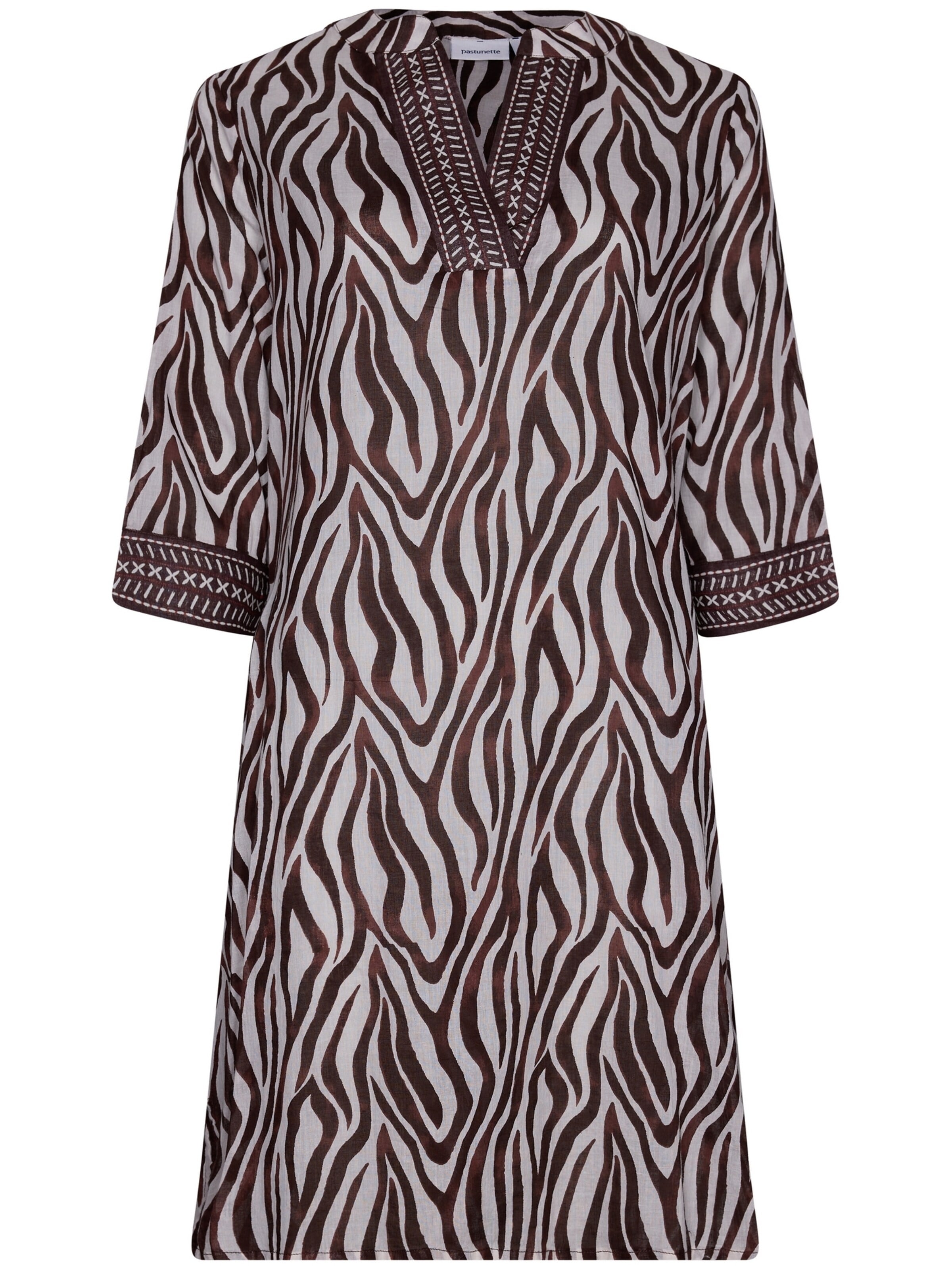 Pastunette Beach dress in Brown: front