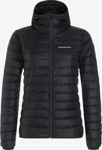 PEAK PERFORMANCE Winter Jacket in Black: front