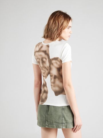 T-shirt 'ELE' DIESEL en blanc