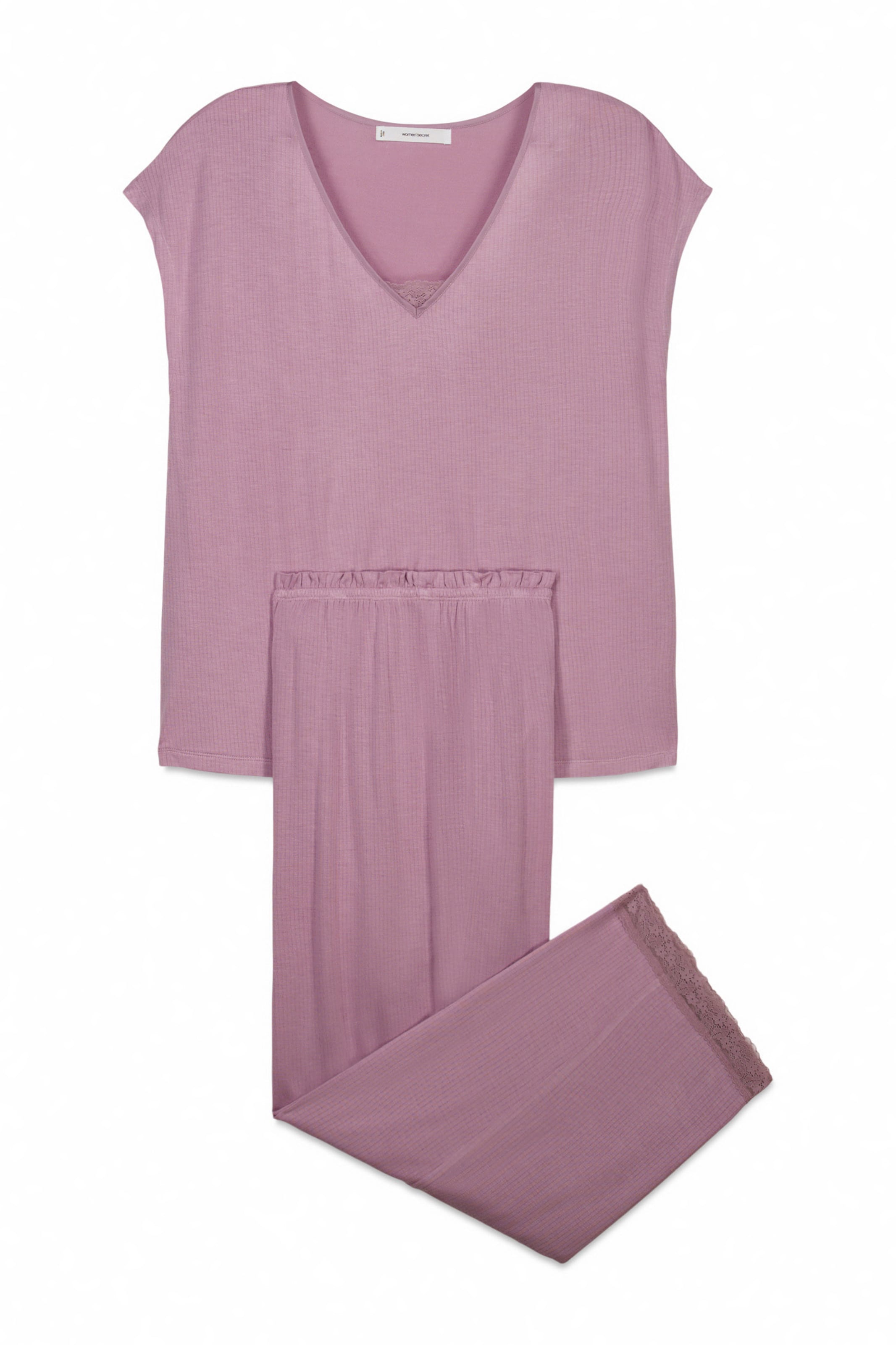 Women' Secret Pyjama in flieder, Produktansicht