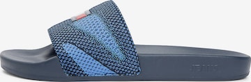 Tommy Jeans Pantolette 'Jacquard' in Blau: Vorderseite