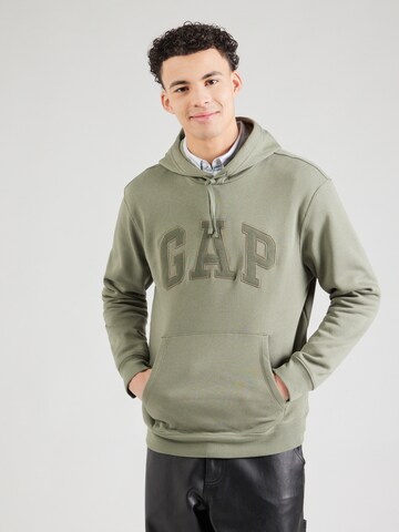 GAP Свитшот 'HERITAGE' в Зеленый: спереди
