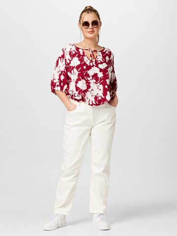 Persona by Marina Rinaldi Blouse 'BILIA' in Rood