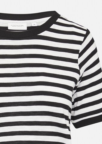 T-shirt comma casual identity en noir
