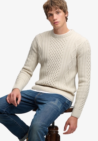 Superdry & Co - Jersey 'JACOB' en beige