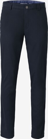 MEYER Regular Chino Pants 'Bonn' in Blue: front