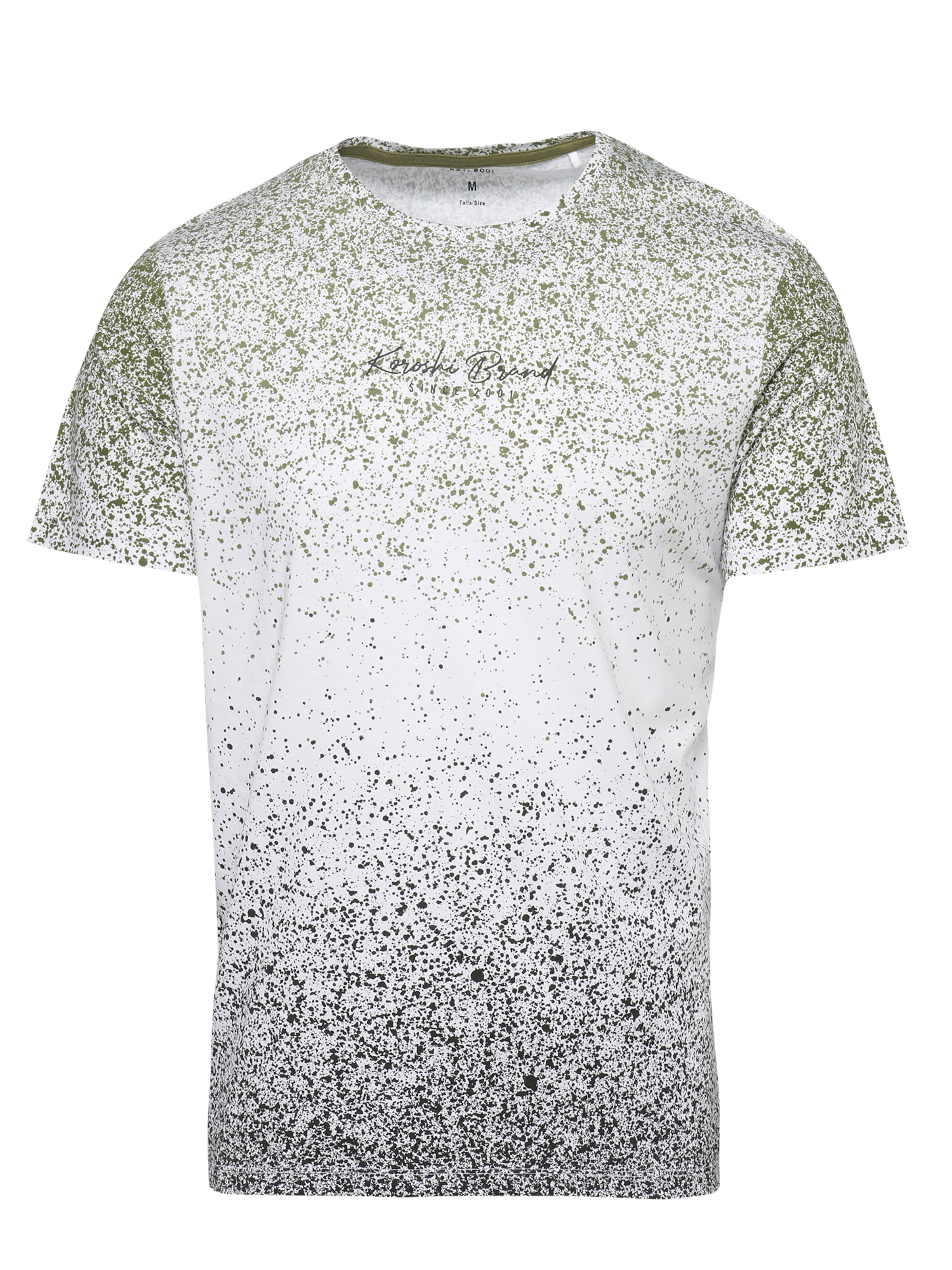 KOROSHI Shirt in Groen: voorkant