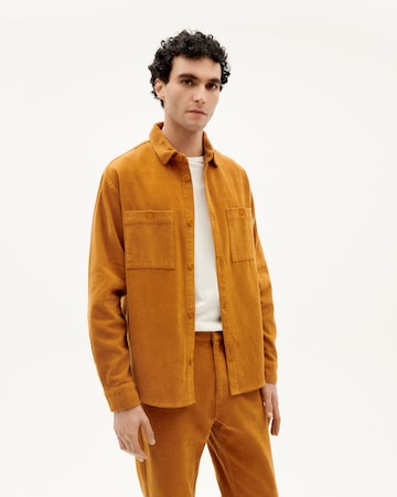 Thinking MU Between-Season Jacket 'Bes' in Brown: front