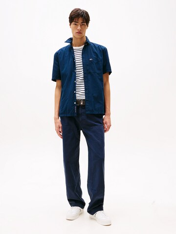 Tommy Jeans Regular Fit Hemd in Blau
