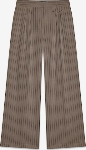 VERO MODA - Pantalón plisado 'VMPolly' en marrón: frente