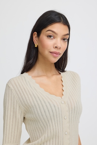 b.young Kardigan 'By Mobbe' w kolorze beżowy