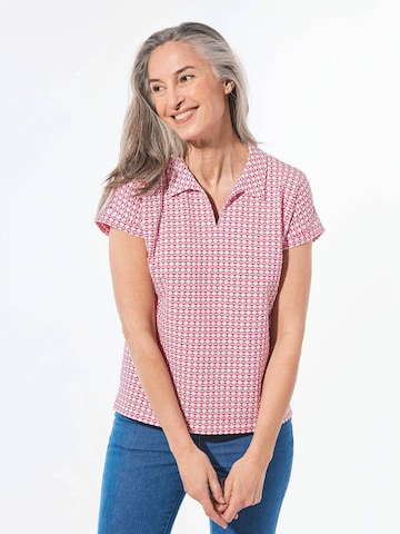 Goldner Shirt in Pink: Vorderseite