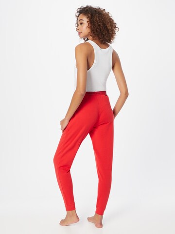 Calvin Klein Underwear Tapered Pyjamasbukser i rød