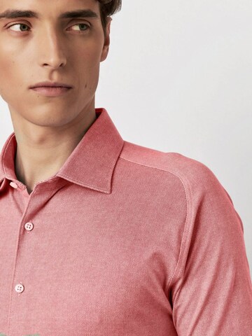 DESOTO Slim fit Button Up Shirt in Orange