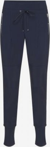 Raffaello Rossi Tapered Pants in Blue: front