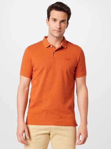 Superdry Shirt in Oranje: voorkant