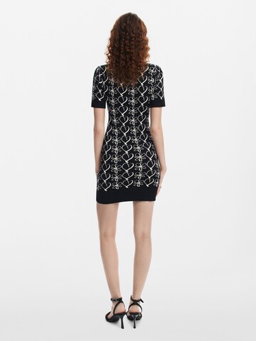 Desigual Strickkleid in Schwarz