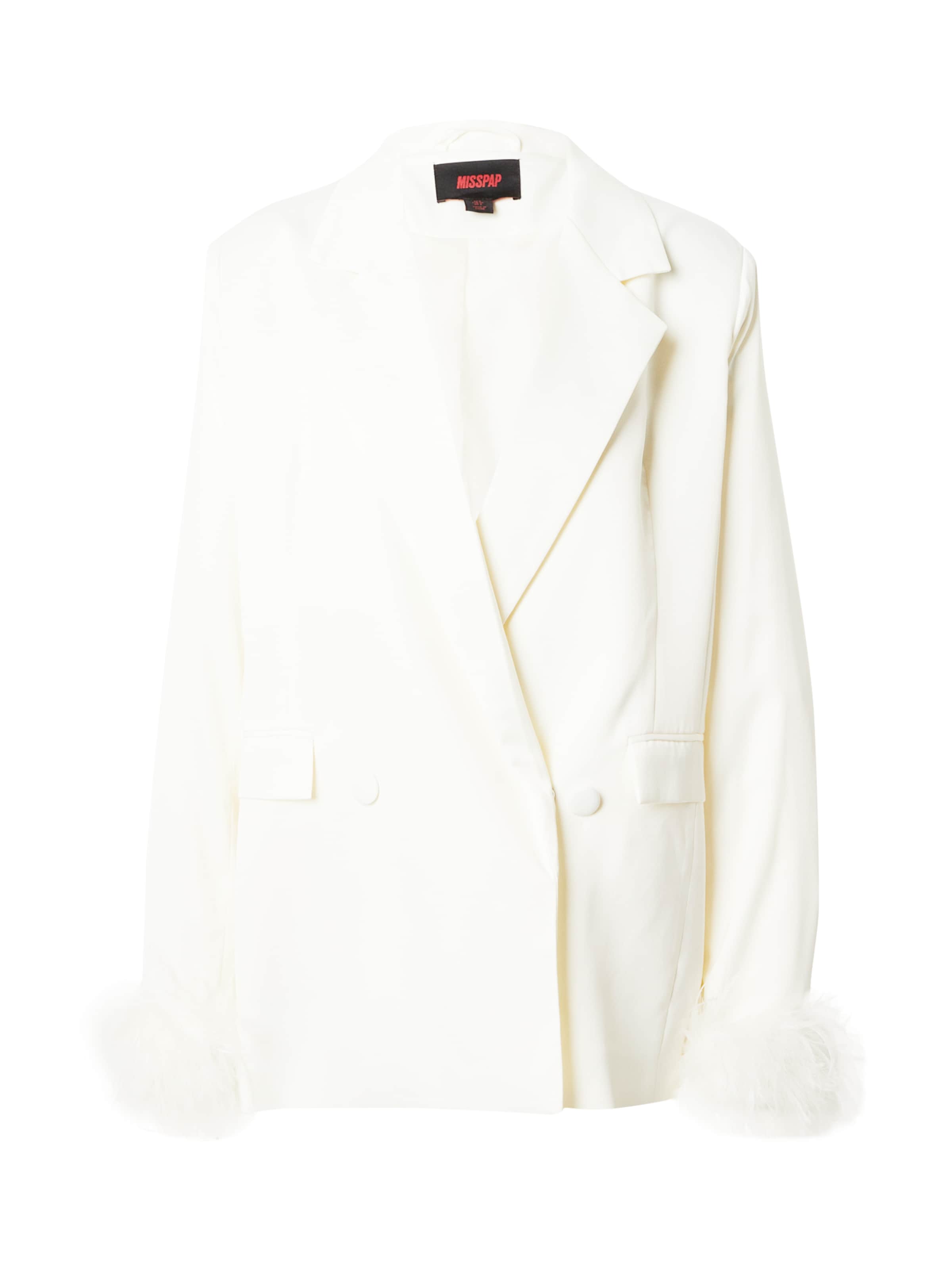 Misspap Bleiser 'Milan', värv valge: eest vaates