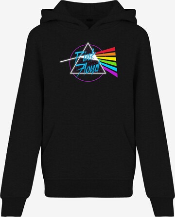 F4NT4STIC Sweatshirt 'Pink Floyd Neon Dark Side' in Schwarz: predná strana