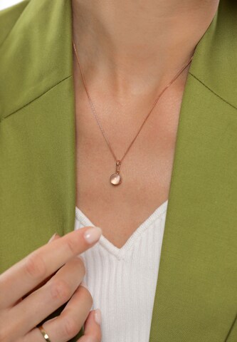 ELLI Necklace 'Mondstein' in Gold: front