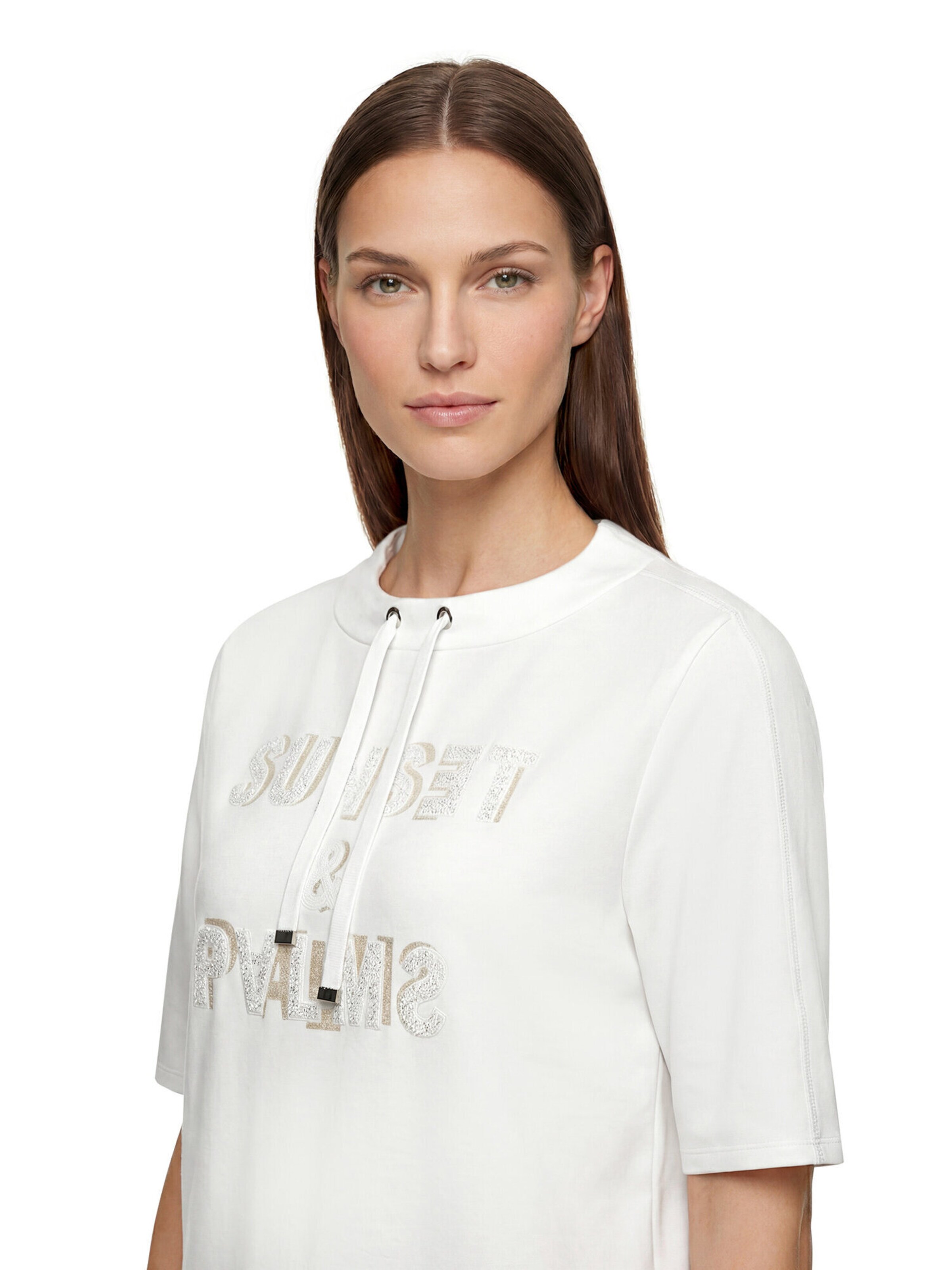 Sweat-shirt Betty Barclay en blanc