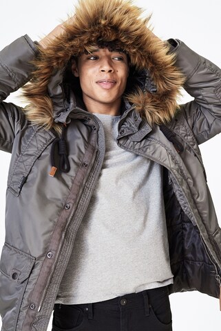 Harlem Soul Between-Seasons Parka 'Chi-Cago' in Grey