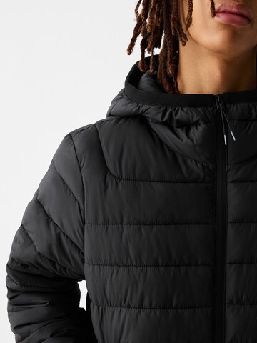 Bershka Between-season jacket in Black