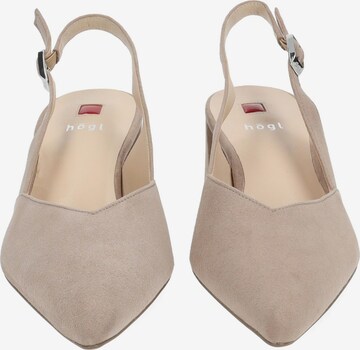 Décolleté sling 'Laura' di Högl in beige