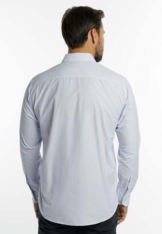 Coupe regular Chemise business DreiMaster Klassik en bleu