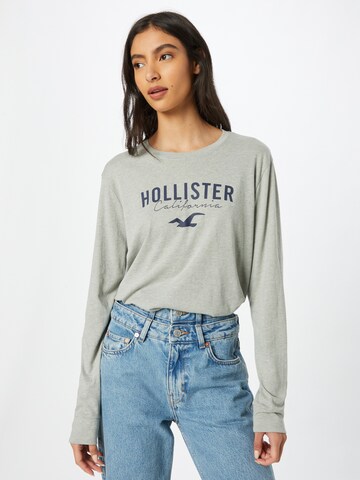 HOLLISTER - Camisa em cinzento: frente