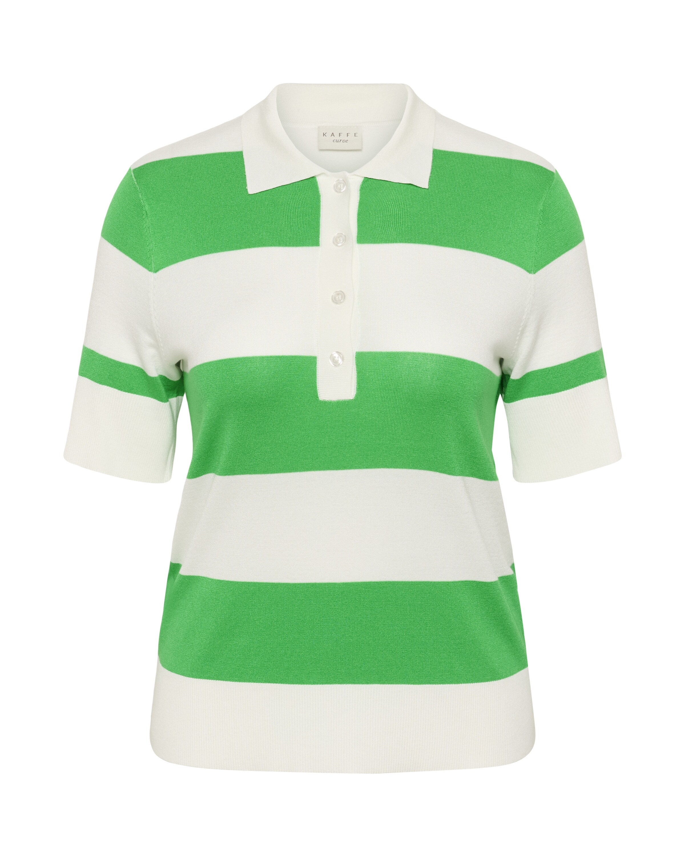 KAFFE CURVE Pullover 'KClizzy' i grøn: forside