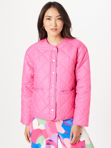 Global Funk Between-Season Jacket 'Mila' in Pink: front