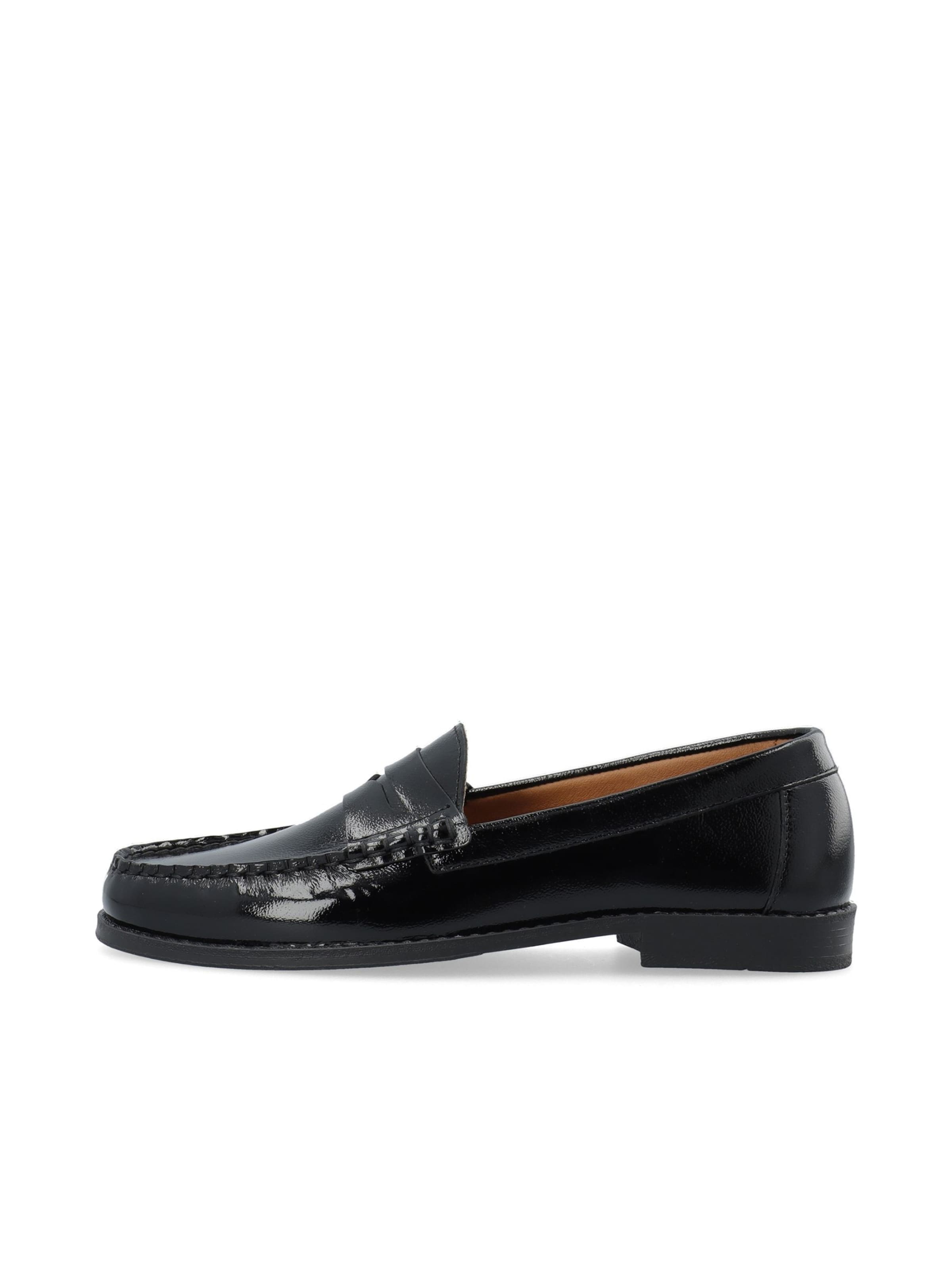 Bianco Moccasins 'Pop' in Black: front