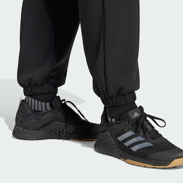 ADIDAS PERFORMANCE Loose fit Workout Pants in Black