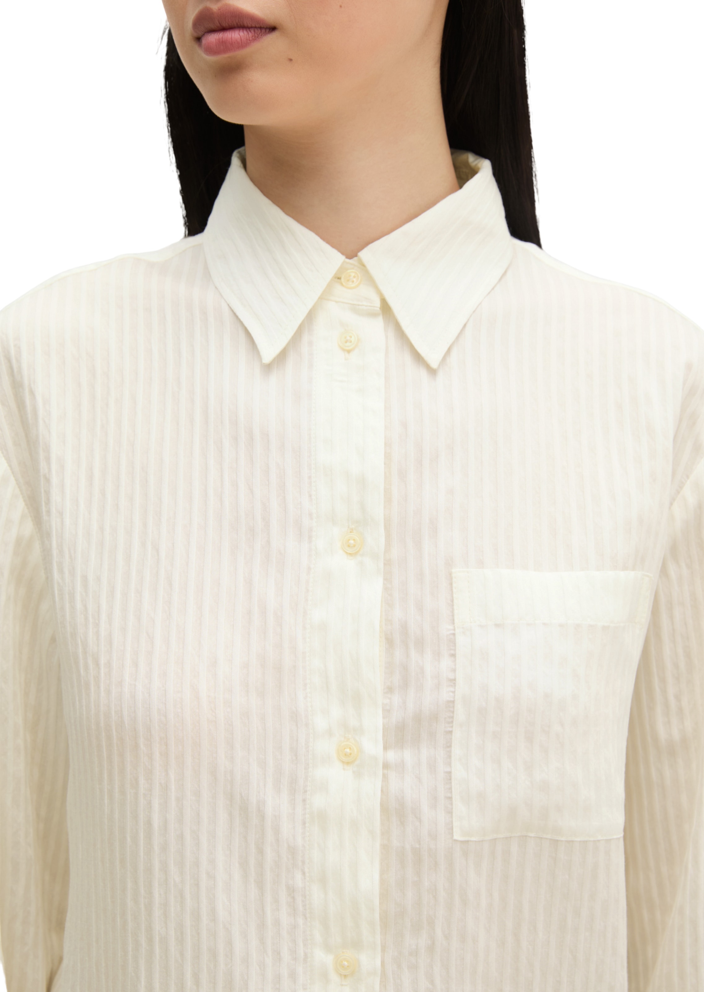 Marc O'Polo Bluse in Weiß: Vorderseite