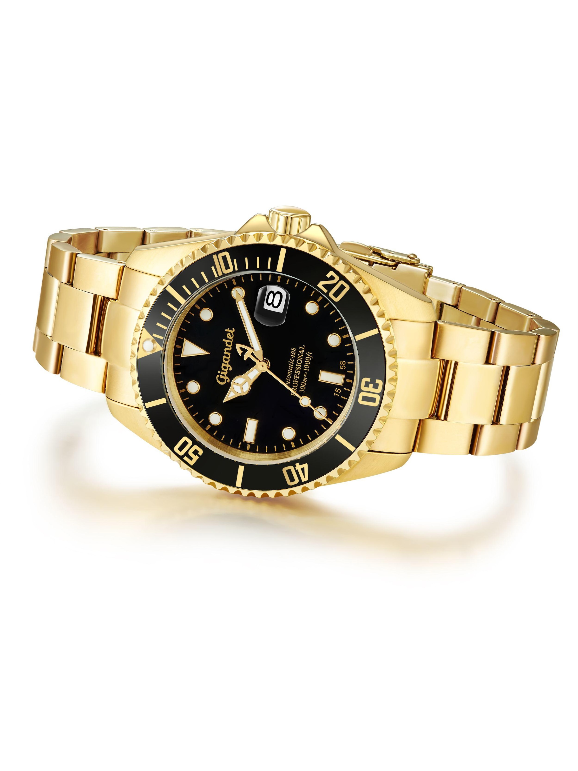 Gigandet Analog Watch 'SEA GROUND' in Gold