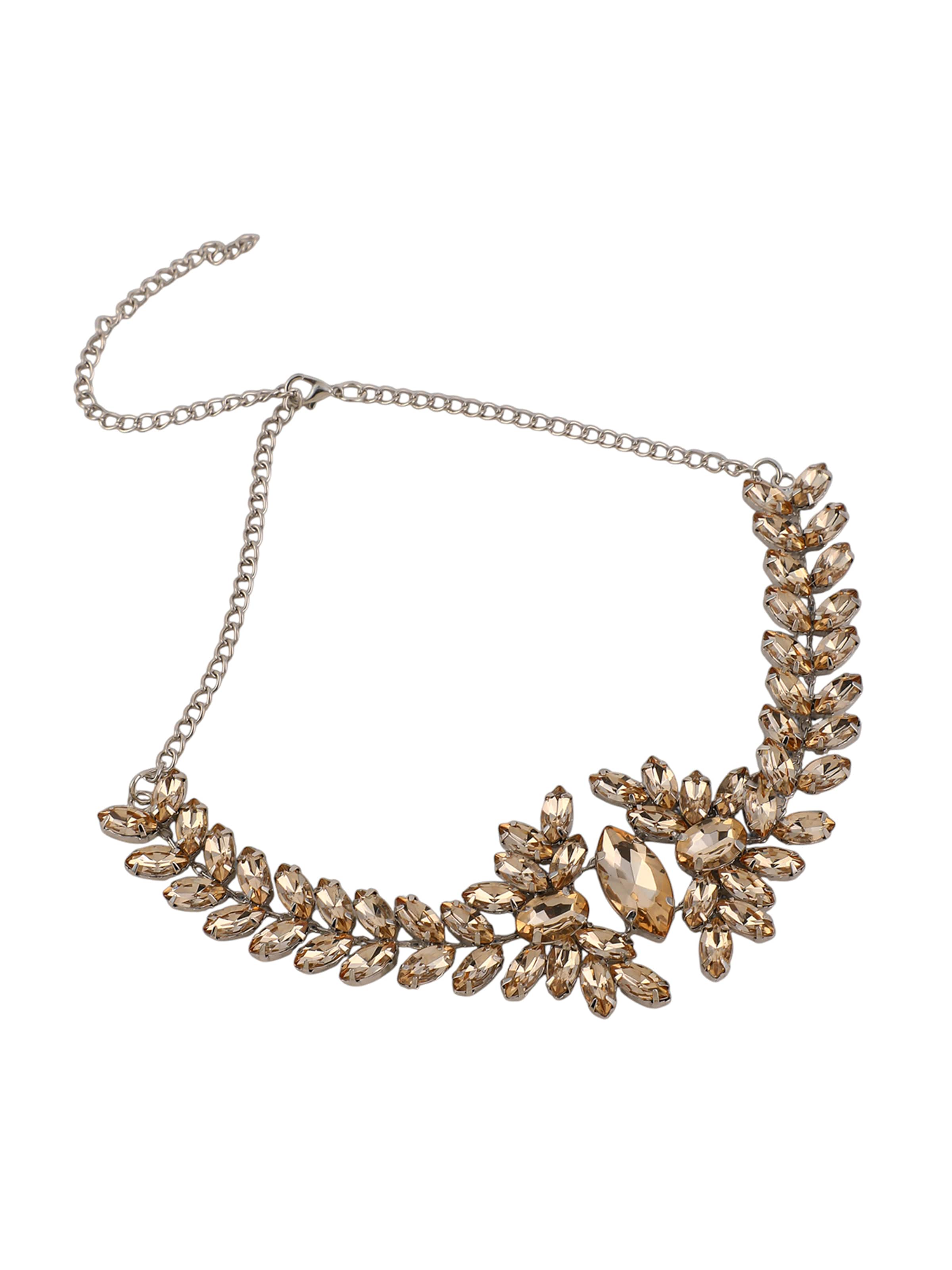 SOHI - Colar 'Braylee' em castanho: frente