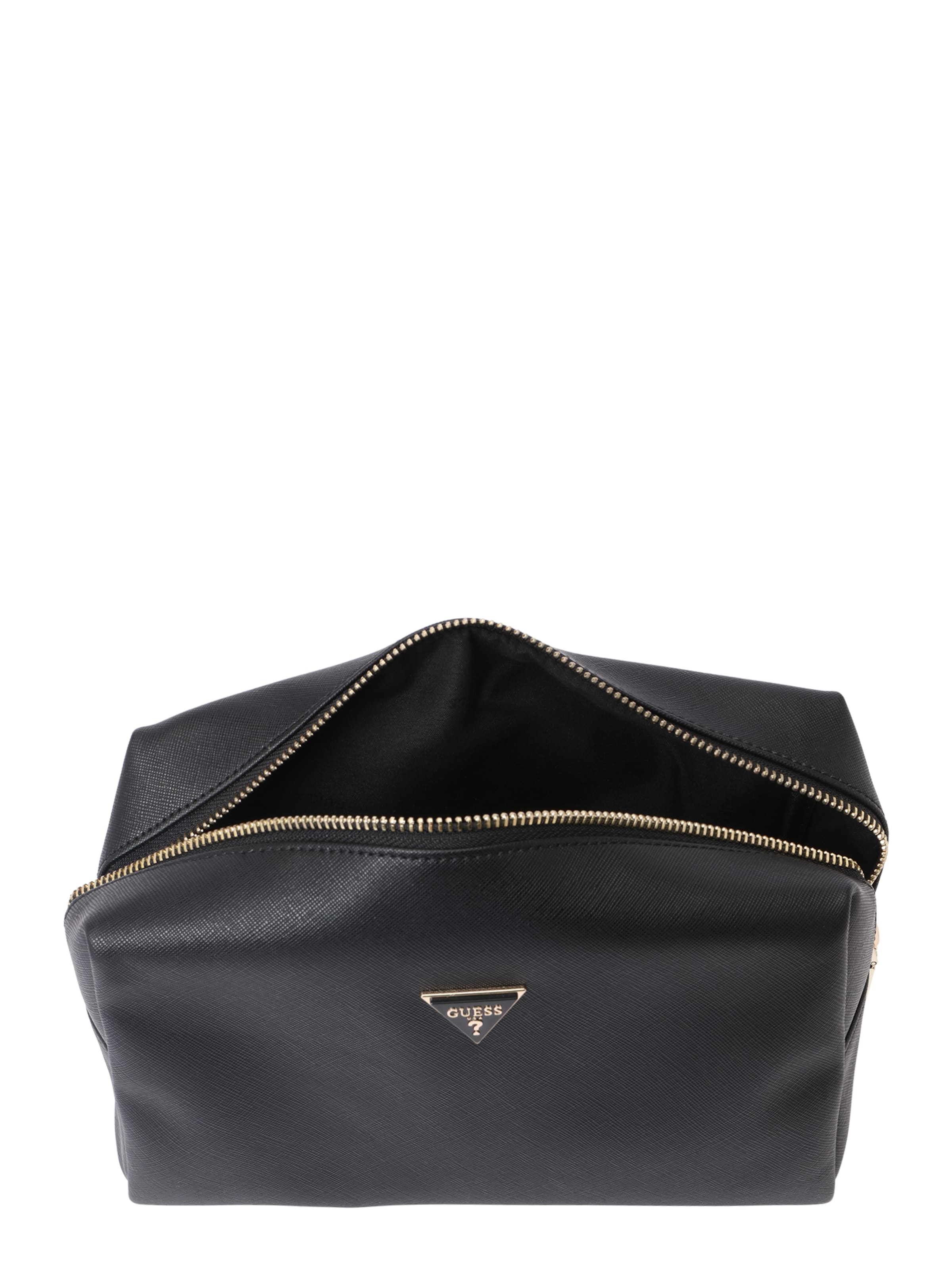 GUESS Cosmetic bag 'LARGE TOP ZIP' in Black