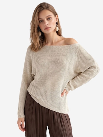 Pullover di MixRay in bianco: frontale