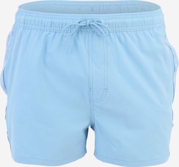 Calvin Klein Swimwear - Bermudas en azul: frente