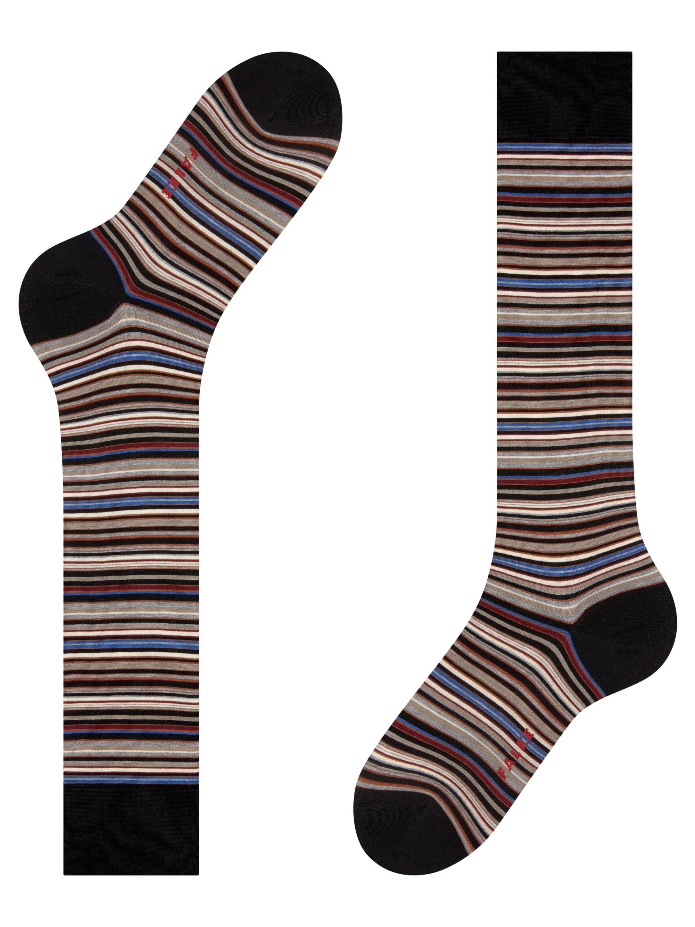 FALKE Knee High Socks 'Microblock' in Mixed colors