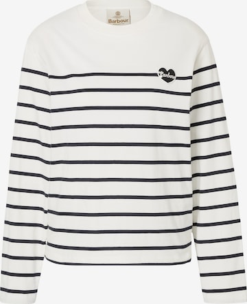 Barbour Shirt 'Harling' in Weiß: Vorderseite