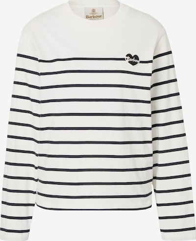 Barbour T-shirt 'Harling' en XS en bleu marine / blanc cassé, Vue avec produit