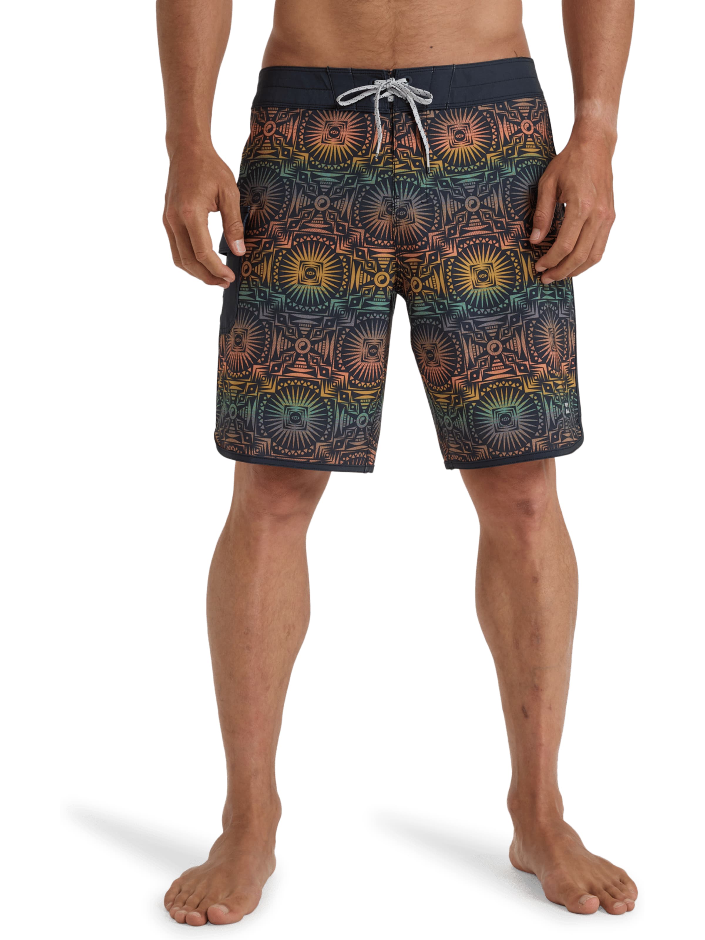 BILLABONG Boardshorts '73 Theme Pro 18.5' in Grijs: voorkant