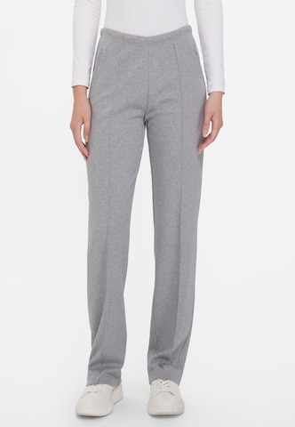 Peter Hahn Loose fit Pants in Grey: front