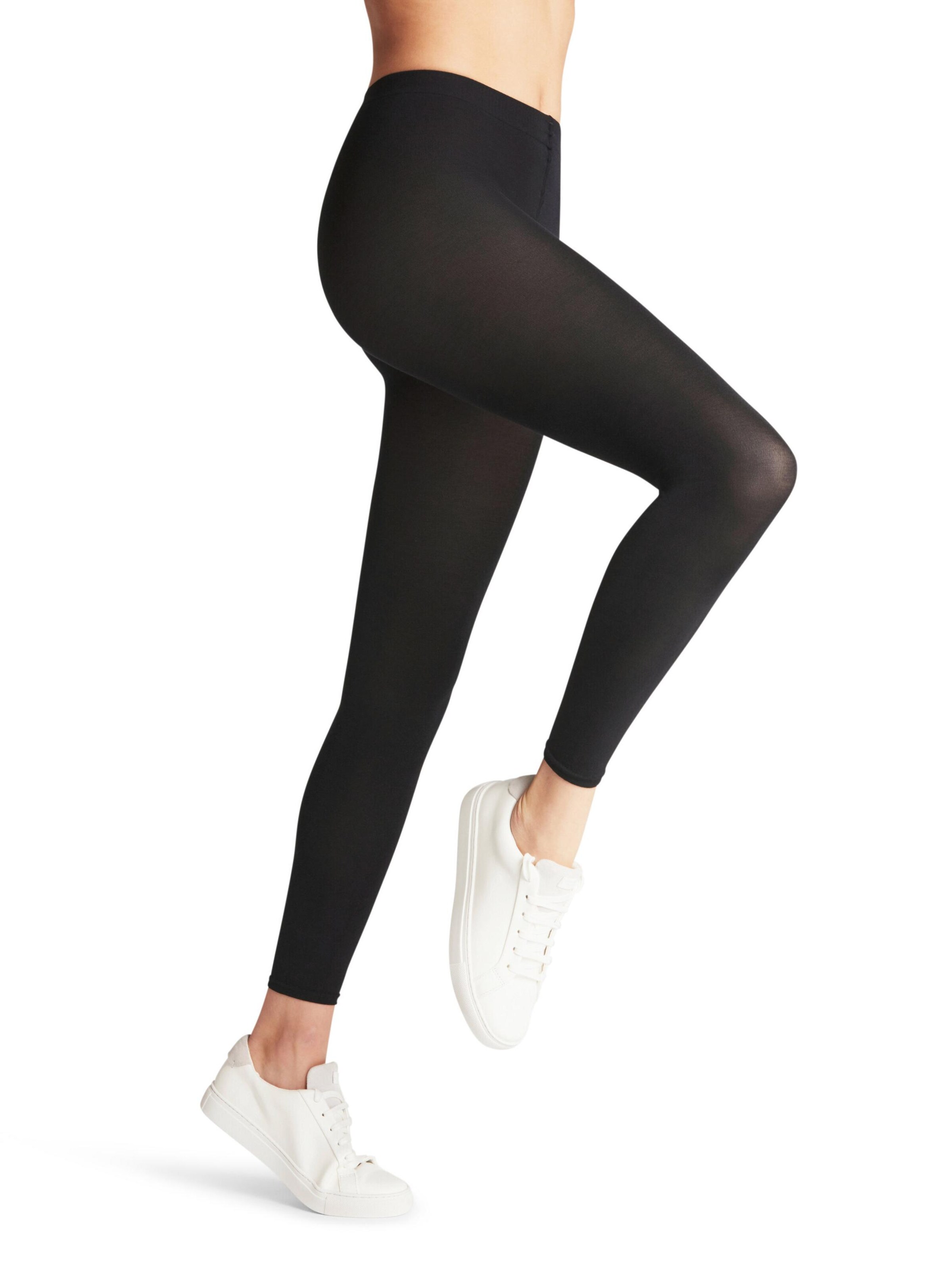 FALKE Skinny Leggings 'Cotton Touch' in Black