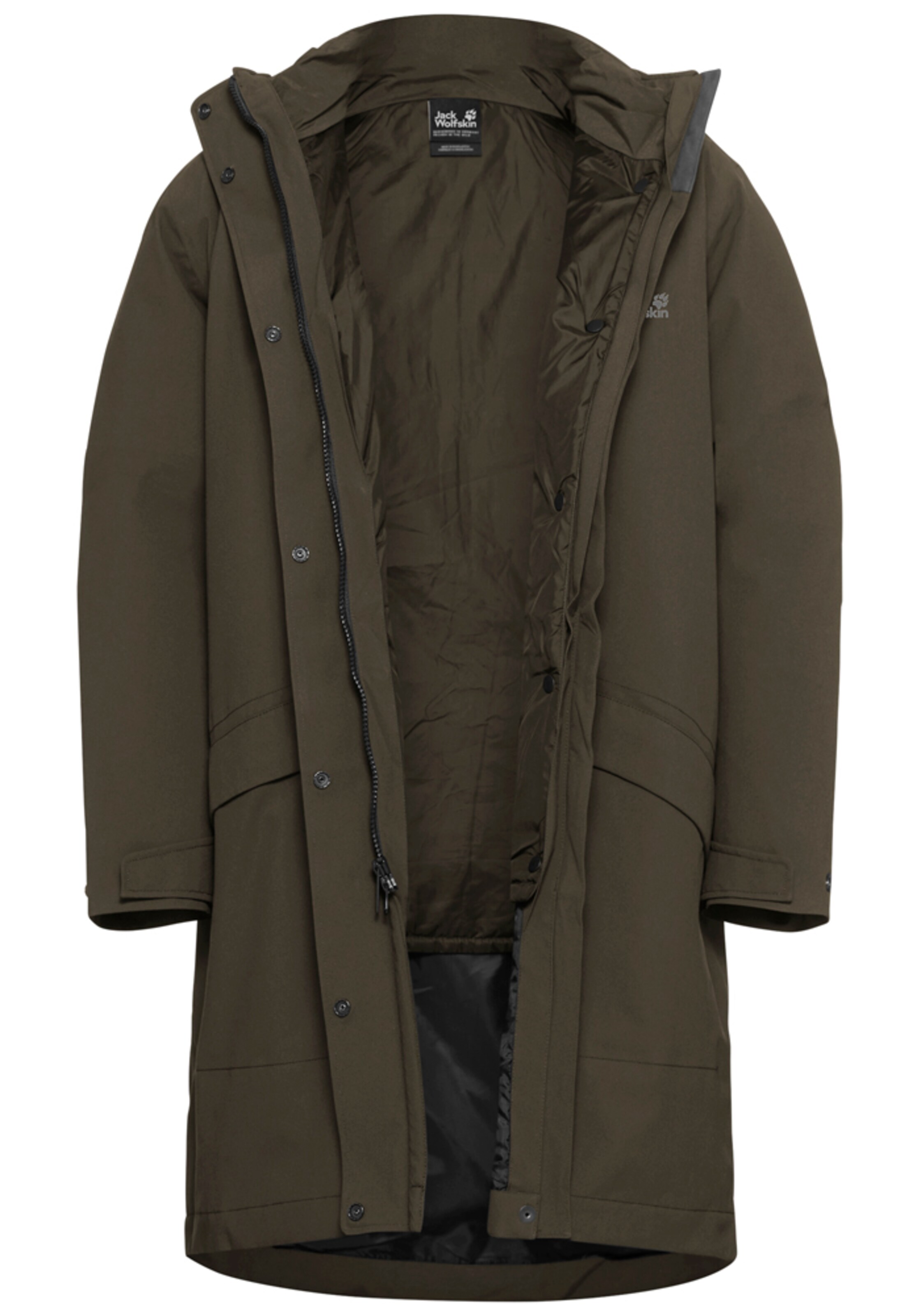 JACK WOLFSKIN Outdoor Coat in Green