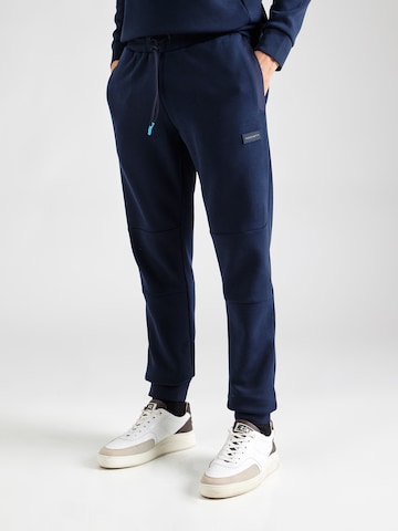 Hackett London Tapered Hose 'CITY TRACK' in Blau: Vorderseite
