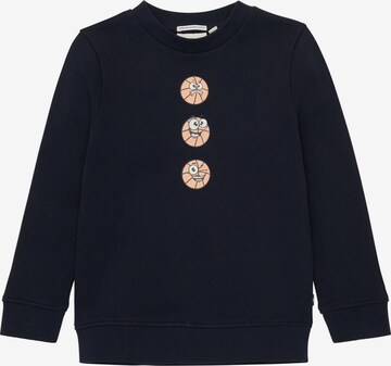 TOM TAILOR Sweatshirt in Blauw: voorkant